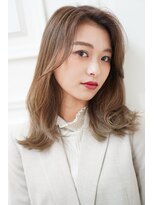 アイエン(aien) 【aien】ワンカールで簡単♪大人かわいい小顔かきあげロング