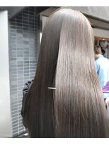 ネイヴィル(navile)&nbsp;オリーブベージュ×セミロング