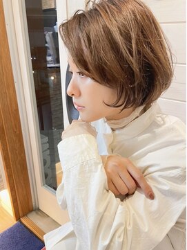 オーシャン(Ocean) ［OCEAN Hair&Life 水田成美］ふわふわボブ×ニュアンスカラー