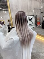 ミラク 町田(MIRAC)&nbsp;シールエクステ80枚でバレイヤージュ風ロングスタイル