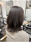 【ORO】グレーブラウン×ミディアムレイヤー 浅見