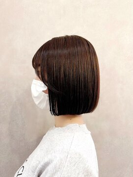 シー バイ ロンド 新宿(Sea by Lond) 韓国前髪×ショコラアッシュ【韓国ヘア/ふんわりカール/新宿】