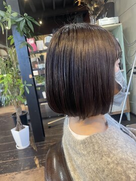 ヘアースタジオ サニーサイド 上戸町店(hair Studio Sunny Side) 切っぱなしボブ