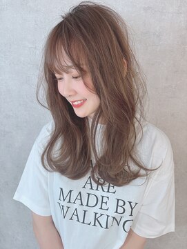 アストランティア 栄店(ASTRANTIA) 【女性専用サロンASTRANTIA栄】すがの　ウェーブベージュ