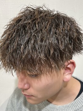 ビューブルー 亀戸錦糸町(VIEW BLUE) ツイストスパイラルパーマ/メンズマッシュニュアンスパーマ眉毛