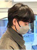 【白石】韓国メンズヘア/毛流れパーマ/シースルーマッシュ