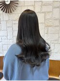 暗髪アッシュグレー/内部補修トリートメント/千葉美容室
