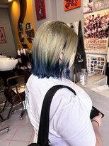 ダニーコウベ(Danny kobe) 毛先青