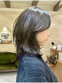 ◆ミディアムレイヤー/レイヤーカット/銀座/顔周りレイヤー