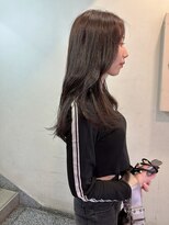 キャンバス バイ ネオリーブ 横浜西口(Canvas by neo.)&nbsp;ロングレイヤー   秋ヘア ブラウン オリーブヘア