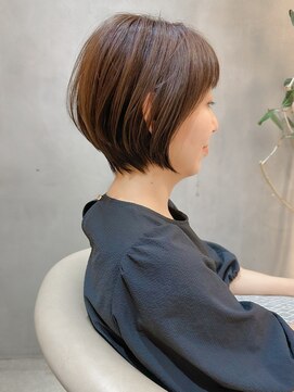 ロンド エスポワール 錦糸町(Lond espoir) イメチェン前髪こなれミディショート髪質改善【工藤昴】錦糸町