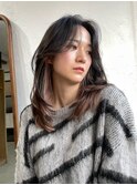 【SHUN】ピンクグレージュインナーカラー