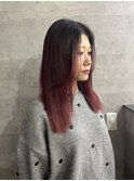 カシスピンクグラデーションカラー北千住