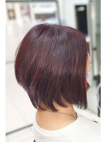 ヘアースタジオ ジェイワン(hair studio J ONE)&nbsp;30代40代50代60代大人ナチュラルレイヤー前下りシュートボブ