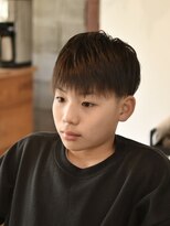 リム メンズヘア(LIM men's hair)&nbsp;束感フェザーキッズマッシュ【キッズカット/メンズヘア】