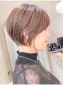 メルティカラー似合わせカットウェーブミディアムレイヤーカット
