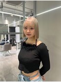 【hinana】透明感溢れる☆ミルクティーベージュ