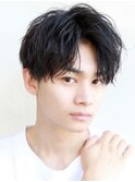 ルーズウエットショートセンターパート