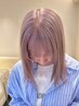 ★再来45日以内★【ハイトーンをキープ】_リタッチブリーチ【根本ブリーチ】