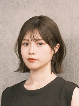 ガーデン 渋谷(GARDEN) ボブ　ホワイトグレージュ　デジタルパーマ　チェリーブラウン