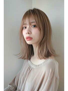 ラナ 新宿(lana) ミディアム/ハイトーン/顔周り/似合わせ/【lana hair新宿】