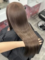 ペレ 栄店(PELE) くびれヘア/アプリコットオレンジ/夏のヘアアレンジ/栄