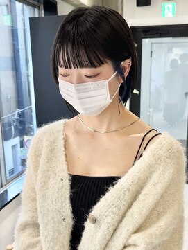 ヨーク(YOKE) 【YOKE】切りっぱなしボブ外ハネボブレイヤーボブグレージュ