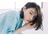 平日限定【メンテナンス】カット+リタッチカラー+オーガニックTR¥6000