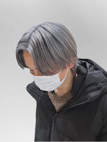 ルーストデラックス 京都河原町三条(ROOST dx)&nbsp;MEN'SCOLOR/センターパート/ハイトーン/京都