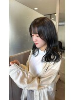 シン カフネ(Shin Kafune) 顔周りカット/縮毛矯正/オリーブカラー