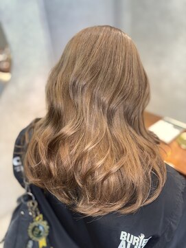 ジーナ 札幌(Zina) 髪質改善＊レイヤー　ミルクティーベージュ＊美髪【Zina札幌】