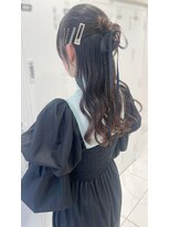 アッシュ 二俣川南口店(Ash)&nbsp;【カチモリスタイル】ハーフアップアレンジ