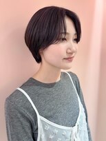 ルーム シンサイバシ(room shinsaibashi) ナチュラル丸みショート/透明感シルバーラベンダー