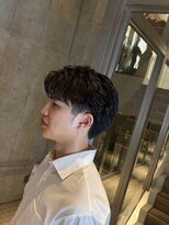 クレア 下北沢(CREA) men's/リバースセンターパート/ニュアンスウルフ/下北沢