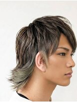 チチョ(chicho)&nbsp;外ハネウルフ//メンズウルフ//インナーカラー//メンズカラー