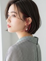 エレナ 那覇 新都心(Helena) 前髪なし/インナーカラーピンク/ボブアレンジ