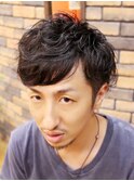 セット簡単ツーブロックスパイラル!