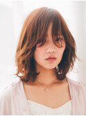 ゆるふわミディアムボブ【大島】