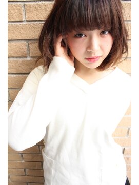 トゥーリ 藤崎店(tuuli) 20代30代40代50代ひし形デジタルパーマエアリーミディ黒髪