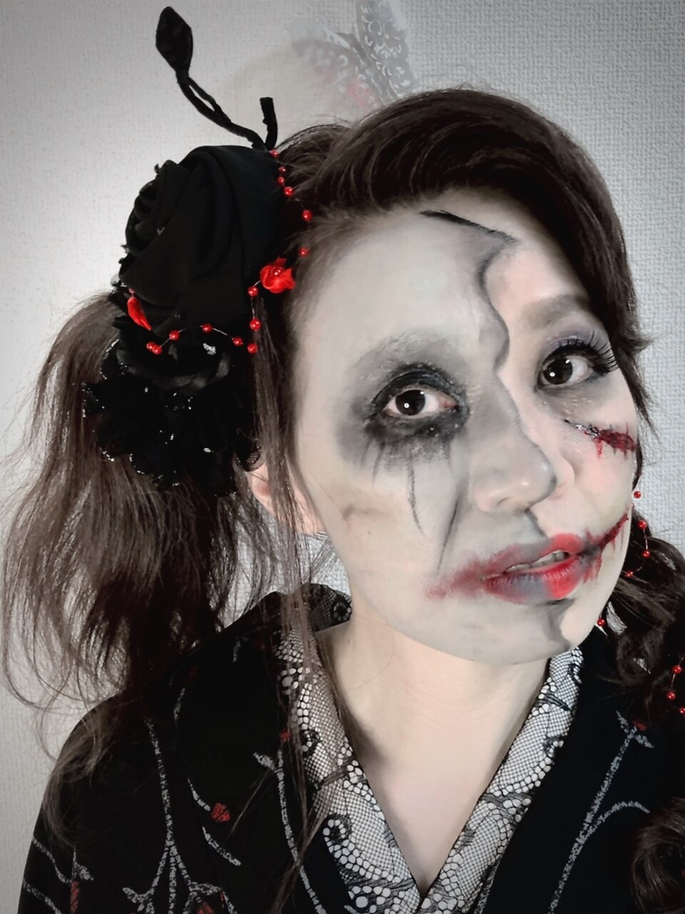 ハロウィン メイク 特殊メイク 三善 ゾンビ 傷メイク 仮装
