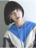 【emu井上信洋】黒髪ボブに顔まわりマッシュレイヤー【エミュ】
