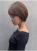 30代40代50代◎大人ナチュラルレイヤーショートボブ 表参道