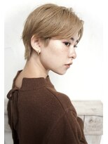 大人可愛い20代30代40代くびれハンサムショート丸み小顔ボブa