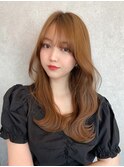 韓国風前髪×レイヤーカット【髪質改善/新宿/レイヤーカット】