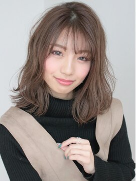 アグ ヘアー デン 新潟江南区店(Agu hair den) 《Agu hair》ナチュラルルーズな無造作ミディアム