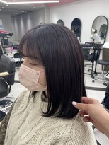 エミュ(emu) 【emu 長浜里奈】ブリーチなしでできるラベンダーカラー◎