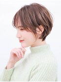 大人かわいいニュアンスショート