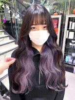 ゼスト 吉祥寺店(ZEST)&nbsp;インナーカラー界人気のパープルインナー/吉祥寺/石橋水月