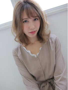 アグ ヘアー ブライト 沼津店(Agu hair bright) デザインカラーで透け感◎フェミニンスタイル☆