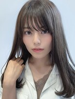 プラチナ(PLATINA) 薄め前髪/ベージュカラー/透け感/くすみカラー/ワンカール/小顔